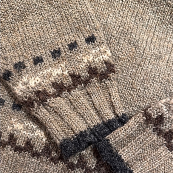 Weathervane Nordic style Sweater - Brown and Gray - Picture 4 of 4